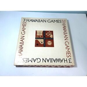 3 Hawaiian Games Kumo-Lipo 1973 Mountain Battle, Hawaiian Checkers & Piko No Die